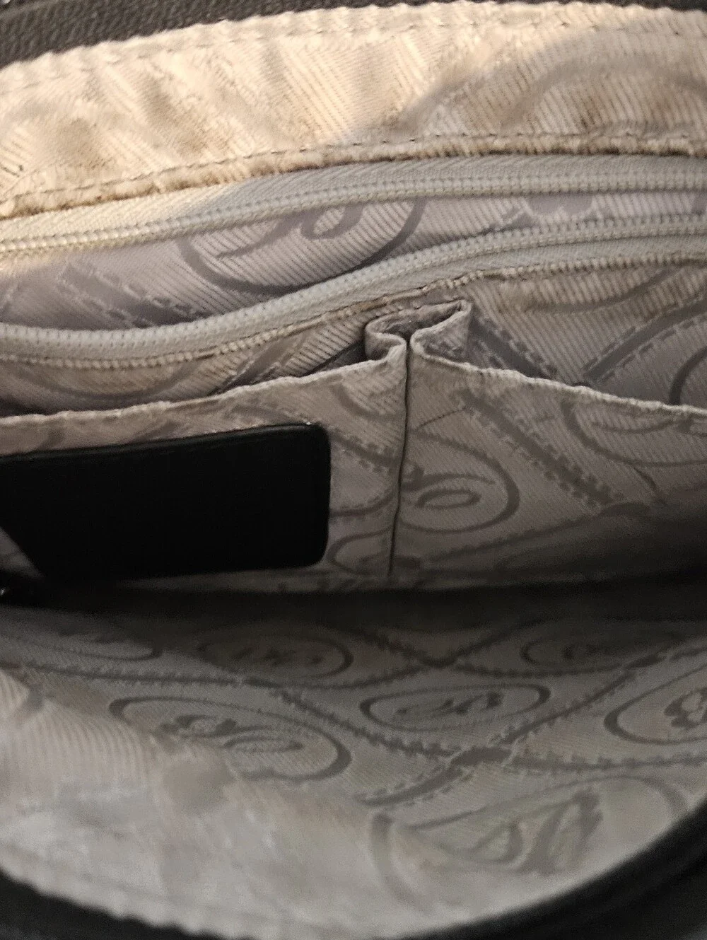 Brighton Black Croc-Embossed Crossbody Bag